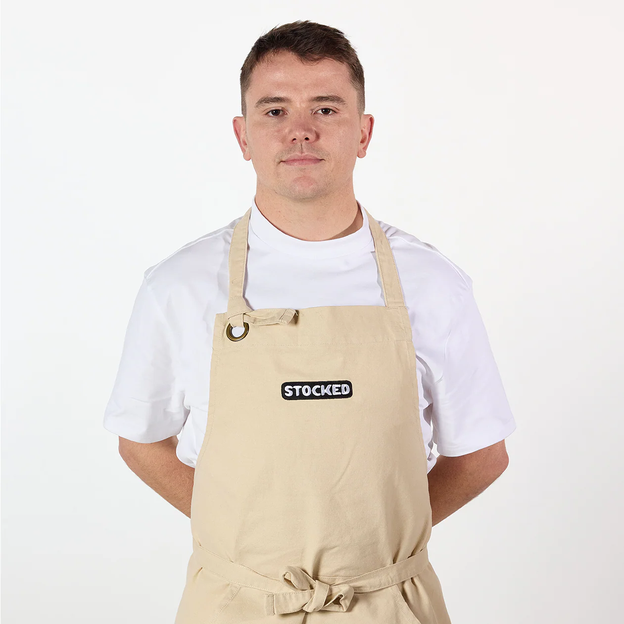 STOCKED Cream Apron - Image 4